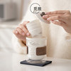 Ceramic pot and four cups travel tea set
