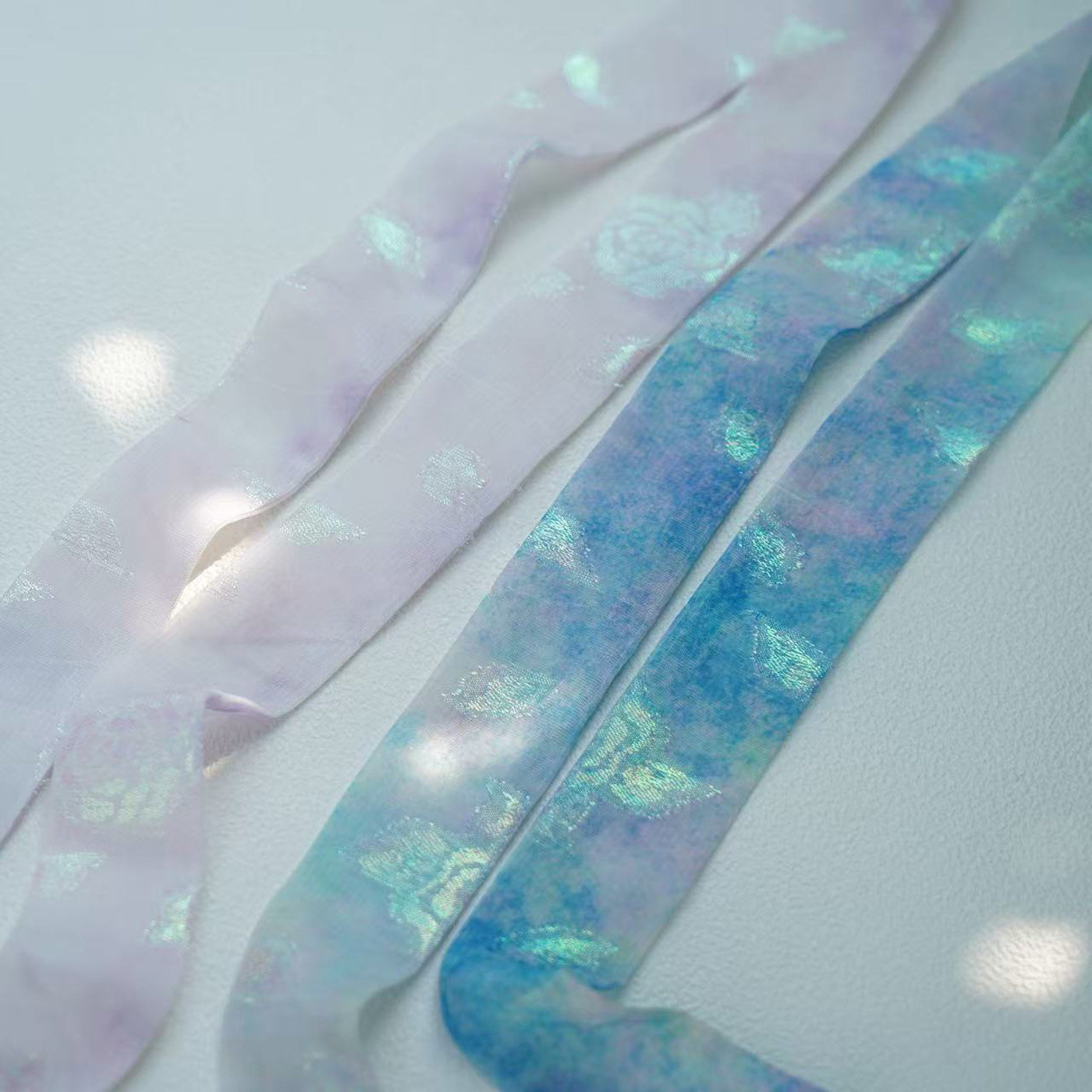 云深雾浅 海洋幻梦 原创晕染感汉服发带长条丝巾飘带古风头绳绑带,淘宝优惠券,粉丝福利购,淘宝优惠卷