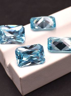 浅海蓝宝石戒面裸石小芸宝石配石