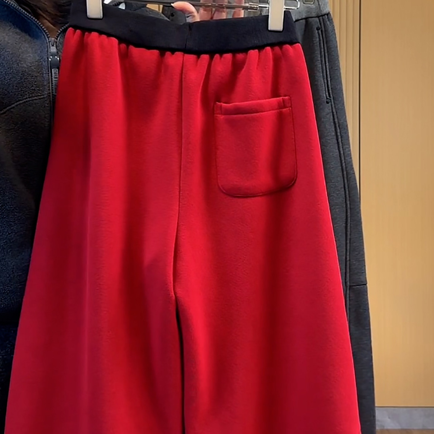 Ader拼接腰头抽绳弯刀卫裤女2026春季新款高腰遮胯百搭显瘦休闲裤,淘宝优惠券,粉丝福利购,淘宝优惠卷