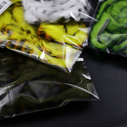 飞钓 绑制材料 兔毛条 barred rabbit zonker strips 斑纹 兔毛条 - 图3