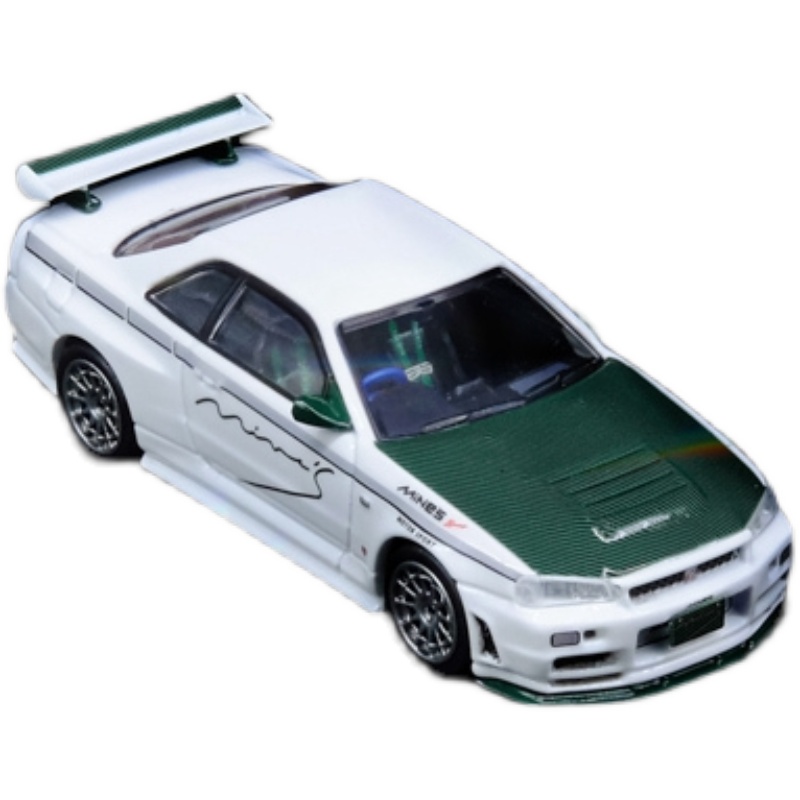 INNO 1:64日产 SKYLINE GTR R34 NISMO R-TUNE MINES合金汽车模型 - 图3