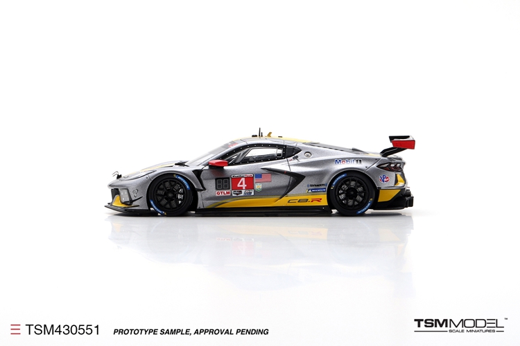 TSM 1:43雪佛兰Corvette C8R #4 2021 IMSA 24小时树脂汽车模型 - 图0