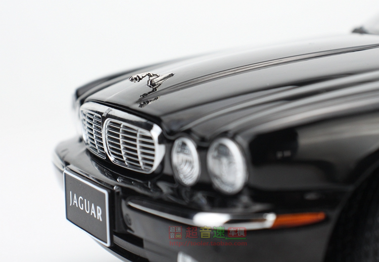 AR 1:18捷豹 XJ6 X350黑色 jaguar合金全开汽车模型almost real-图0