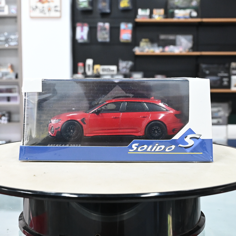 Solido索利得 1:43 ABT RS6 R C8合金汽车模型 成品瓦罐收藏摆件 - 图0