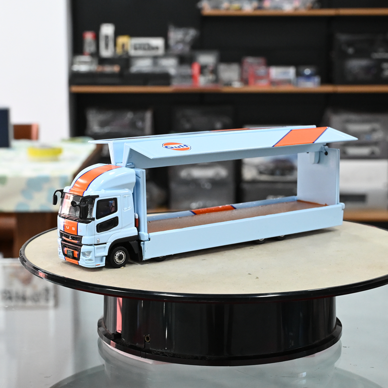 Tarmac Works 1:64 三菱Fuso Super Great GULF 海湾拖车合金车模 - 图2