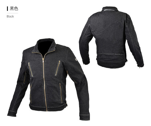 KOMINE春夏摩托骑行服防护性强机车牛仔骑行夹克男CE级护具JK-153 - 图0