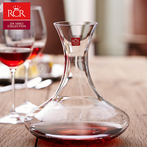 意大利RCR进口水晶玻璃红酒醒酒器家用葡萄酒醒酒壶分酒器大肚款 - 图1