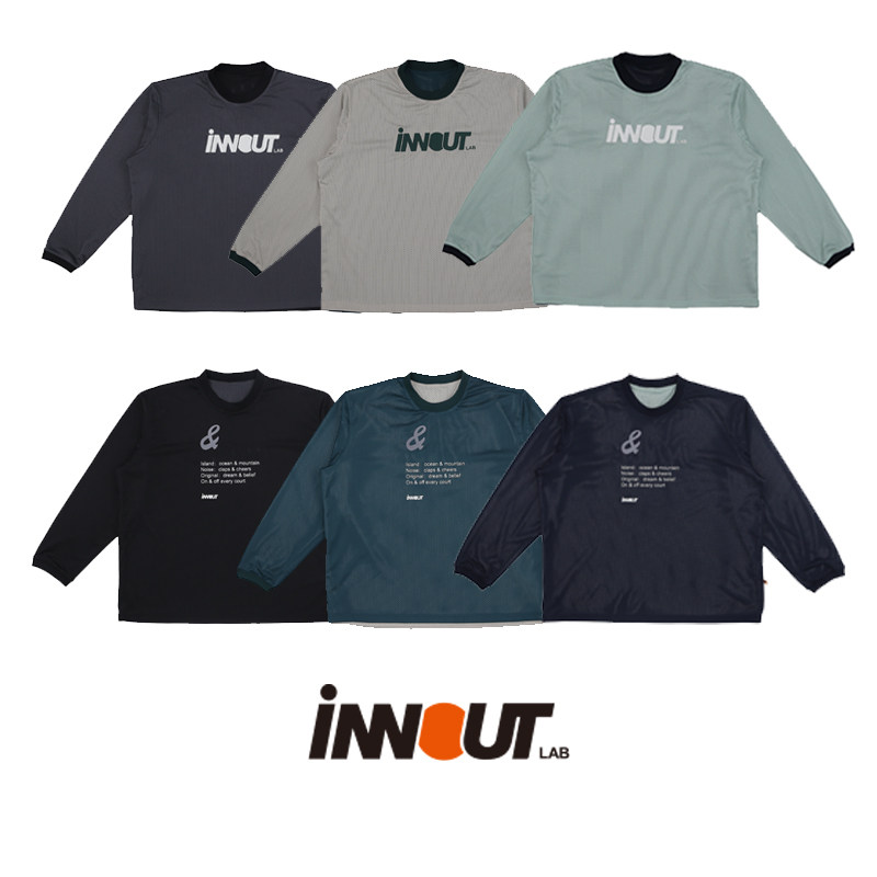 INNOUT LAB双面穿网眼运动长袖T恤网孔透气速干健身男篮球训练服,淘宝优惠券,粉丝福利购,淘宝优惠卷