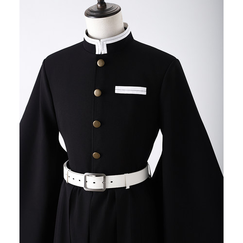 豪漫鬼灭之刃时透无一郎cos服霞柱常服面料刺绣和服cosplay男 - 图1