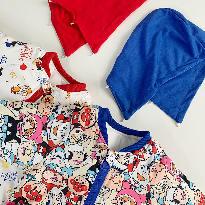 新生婴儿ins连体衣韩国外出宝宝哈衣爬服冬装保暖加厚带帽棉衣,淘宝优惠券,粉丝福利购,淘宝优惠卷