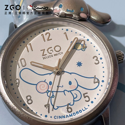 正港ZGO 玉桂狗儿童手表女小学生三丽鸥女孩生日礼物女童只看时间 - 图1