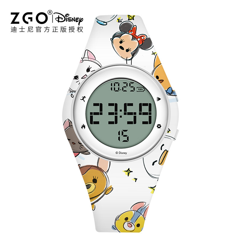 迪士尼涂鸦联名旗舰店正港女电子表 正港联意国产腕表