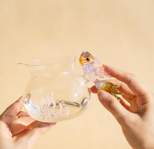 晶焱新品锦鲤海草公杯280ml （明火电陶炉均可加热） - 图1