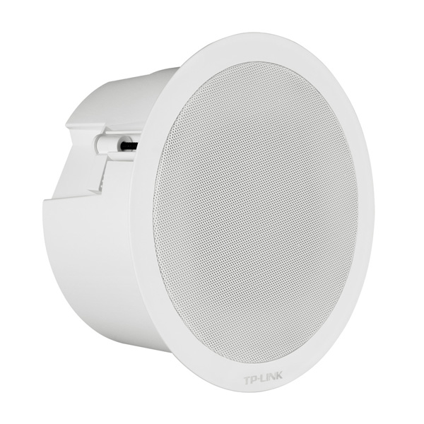 TP-LINK TL-SPK201C-PoE/DC 20W网络吸顶音箱 NVR管理嵌入式安装,淘宝优惠券,粉丝福利购,淘宝优惠卷