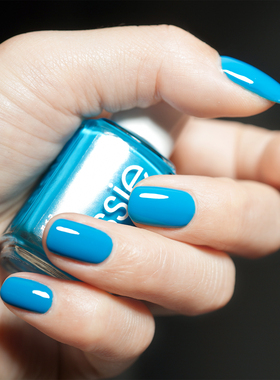essie指甲油糖果蓝胖子色