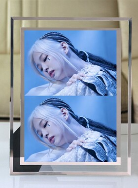 blackpink玻璃水晶相框金珍妮