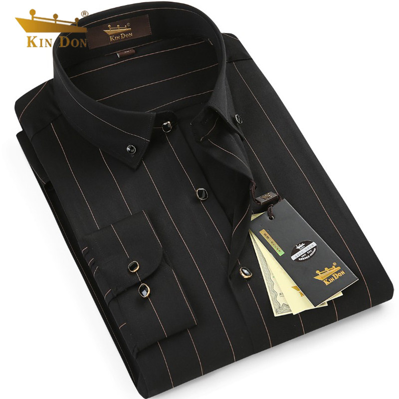 金盾春秋新款男士白色长袖免烫衬衫 博乐服饰衬衫