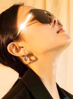 S大框黑超飞行员太阳眼镜显瘦