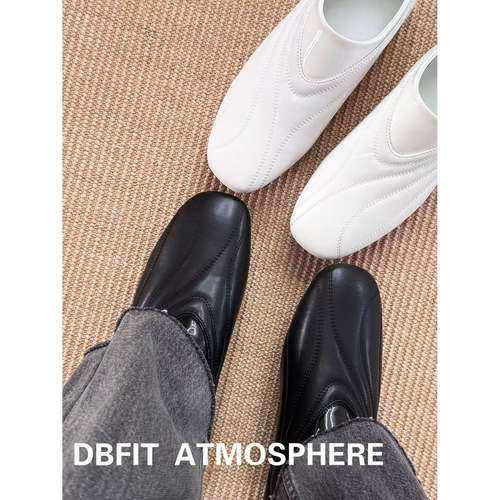 DBFIT轻量化复古赛车流线鞋运动休闲德训鞋牛皮双绗线男女款皮鞋 - 图0