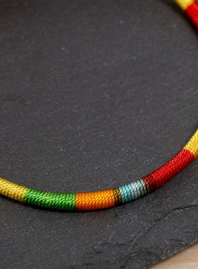 成人儿童五色手绳端午节五彩手链