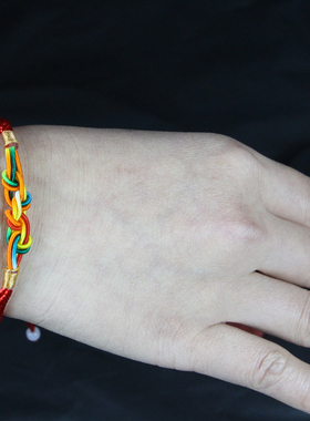 diy端午节编织红绳手链