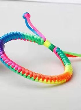 编织手链情侣端午节五彩绳五色绳