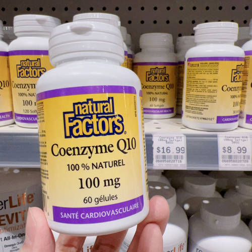 Natural Factors 辅酶Q10微生物发酵100mg60粒胶囊 29年C - 图0