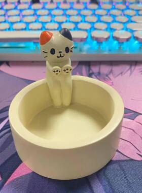 Cartoon Kitten Candle Holder卡通小猫架情人节小猫取暖装饰