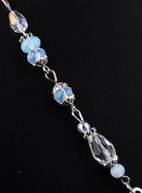 哥特秘五GGT芒星头巫师异教徒魔法蛋白石纹链女神巫项链