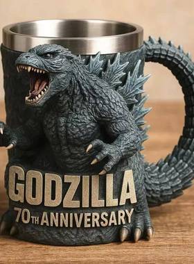 2025Godzilla 70th Anniversary 3D mug马克杯创意水杯