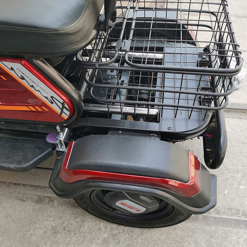 老年代步电动三轮车后挡泥板 电瓶车炫酷清沐休闲泥瓦盖轮圈护板 - 图2