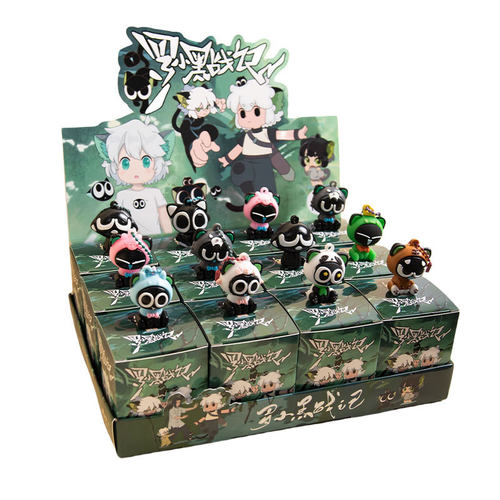 罗小黑盲盒钥匙扣女精致可爱书包挂件小饰品车钥匙包包钥匙链 - 图3