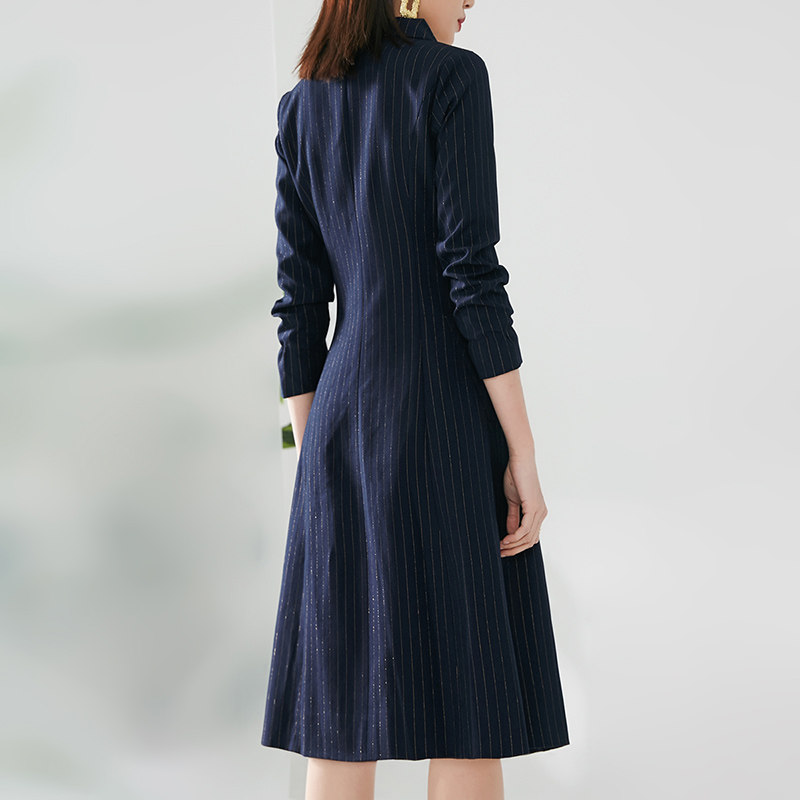 晚白2022春装新款韩版ol知性连衣裙 onebuye服饰连衣裙