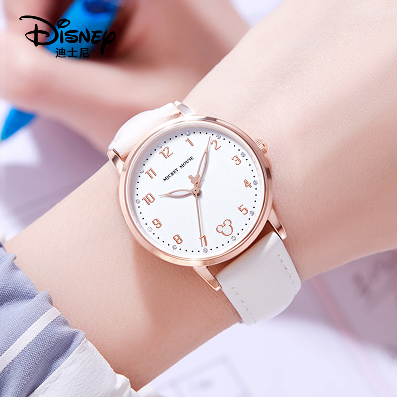 迪士尼女款2023年新款初中女生手表 童时手表国产腕表