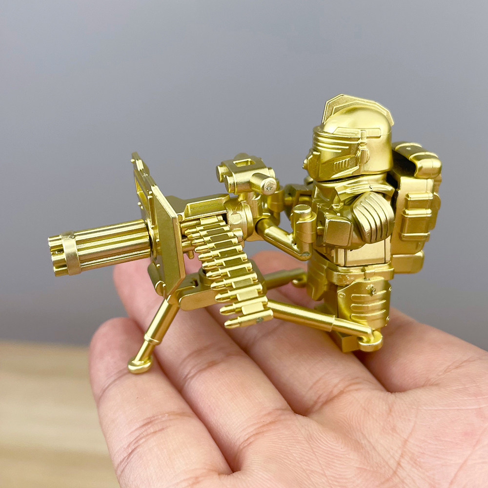 和平精英玩具和平精英积木动力机甲黄金加特林7级套吃鸡人仔5-12岁男孩玩具