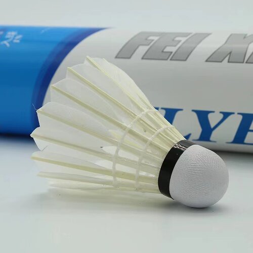 飞行者f004羽毛球鹅毛耐打东北干拔鹅鹅毛拉直飞行稳定比赛用球 - 图2