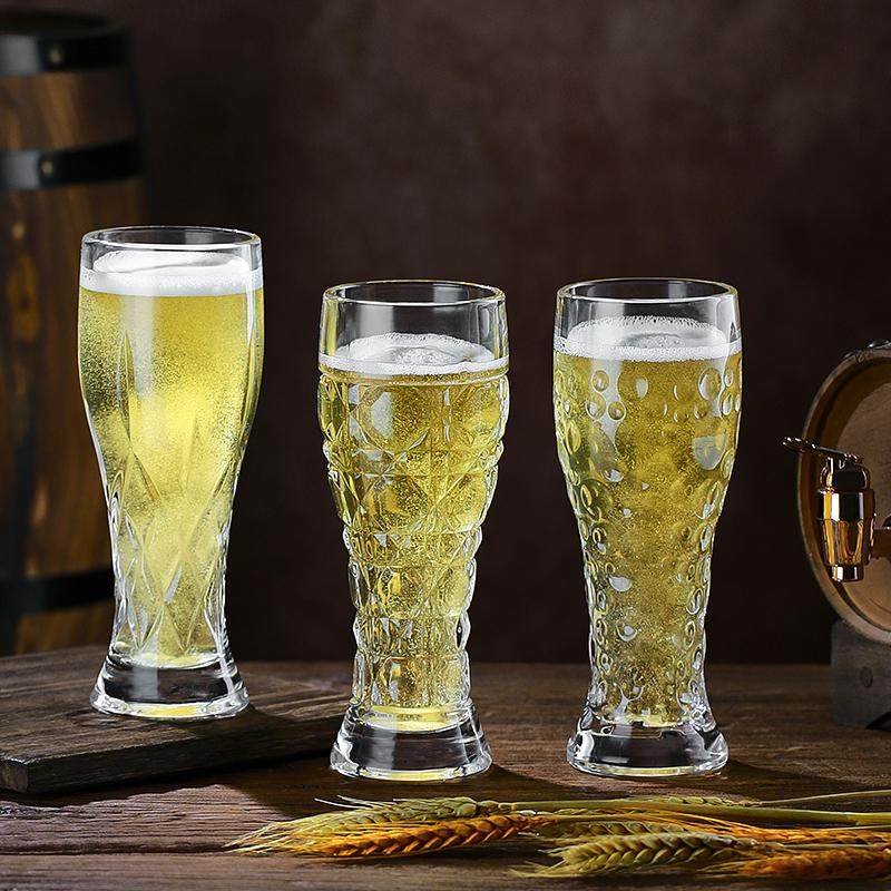 创意刻花玻璃啤酒杯家用高颜值雕花精酿杯扎啤杯大容量高档喝水杯,淘宝优惠券,粉丝福利购,淘宝优惠卷