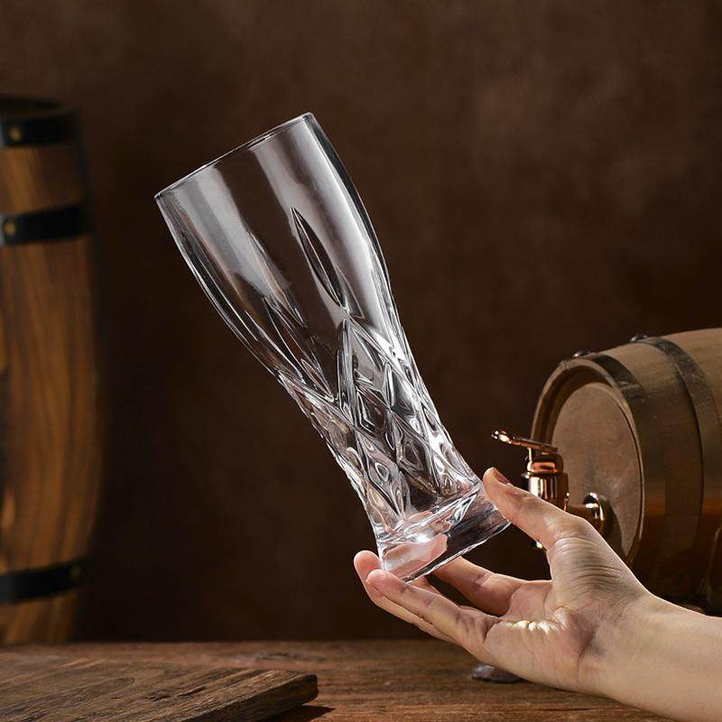 创意刻花玻璃啤酒杯家用高颜值雕花精酿杯扎啤杯大容量高档喝水杯,淘宝优惠券,粉丝福利购,淘宝优惠卷