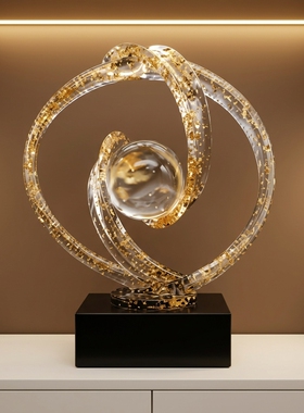 时来运转酒柜摆件客厅乔迁礼物