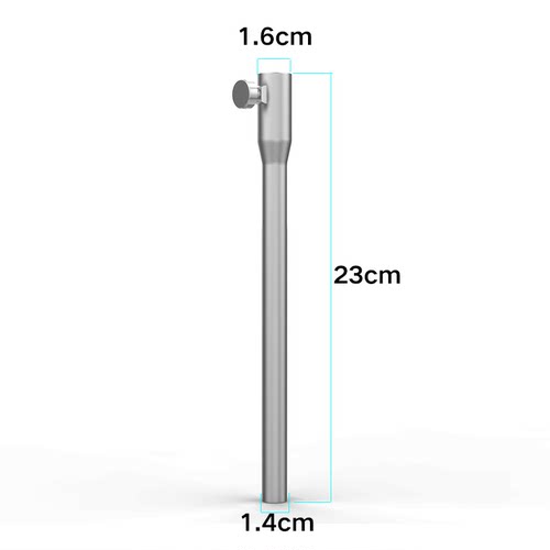 连球钓箱配件饵料架铝镁合金铝合金单饵盘杆通用左右手拉饵盘支架 - 图0