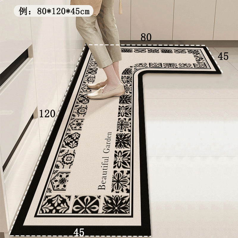 L形厨房专用地垫硅藻泥整块吸水吸油防滑可擦免洗防油耐脏地毯l型,淘宝优惠券,粉丝福利购,淘宝优惠卷