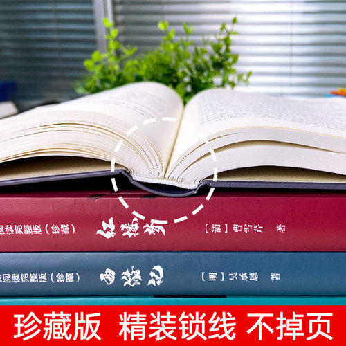 四大名著正版原著完整版白话文无删减青少年小学生初中生版本成人版硬壳精装五下快乐读书吧必读书红楼梦西游记水浒传三国演义全套 - 图2