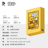 Черная зарядка сокровища 10000 мАч применимо Apple 15/14 Huawei Xiaomi 22,5 Вт.