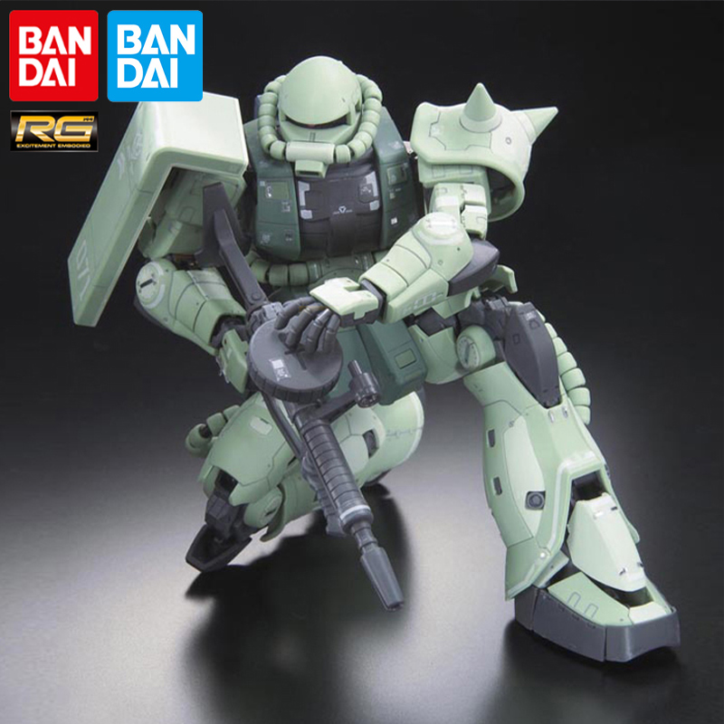 万代 RG 02 夏亚红扎古 04 量产型绿扎古 ZAKU 1/144高达拼装模型 - 图2