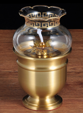 纯铜酥油灯佛具用品