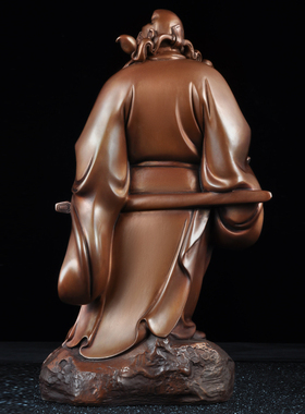 紫铜钟馗摆件天师神像风水客厅