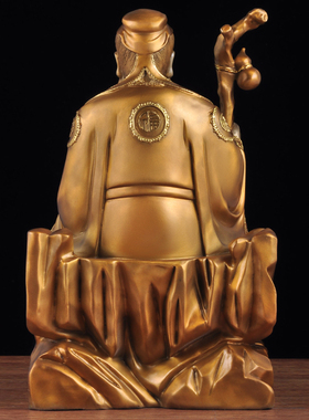 彩铜华陀摆件中医养生馆药店装饰品药王医圣神医铜像供养商务礼品