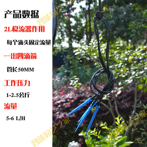 植物墙盆栽滴剑套装浇水浇花自动灌溉滴水花园盆景稳流器园林花卉 - 图3