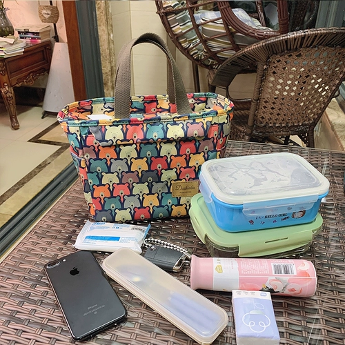 Водонепроницаемый термос, сумка для ланча, барсетка, детская льняная сумка для школьников, ткань оксфорд, сумка для еды